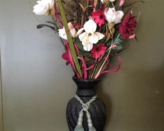 Large Flower Arrangement  Ceramic Vase