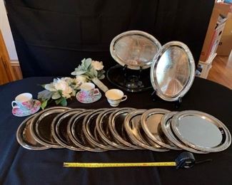 Tea Cups, Serving Trays,  Decor