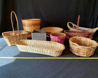 Wicker baskets  storage