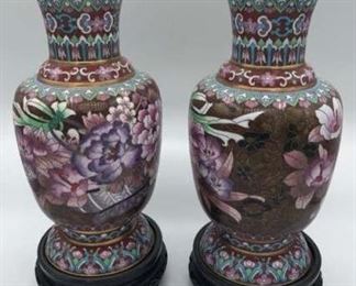 Cloisonné Vases https://ctbids.com/#!/description/share/320561