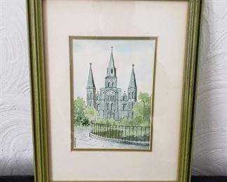 W.M. Weber Watercolor of Cathedral https://ctbids.com/#!/description/share/322172