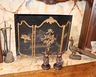 Fireplace Accessories and Small Statuary