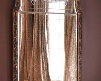 Pair Matching Etched Wall Mirrors