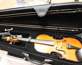 Violin and Bow with Case