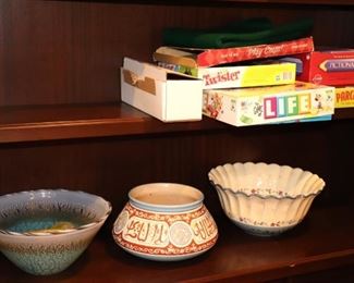 Games and Decorative Bowls