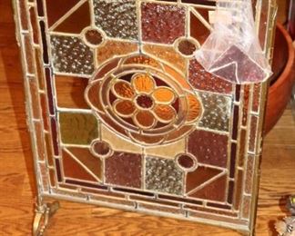 Decorative Stained Glass in Stand