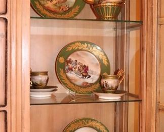 Fabulous Sevres Napoleon Dessert Set