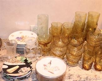Assorted Glass and Dishware