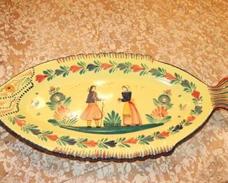 Quimper Fish Tray