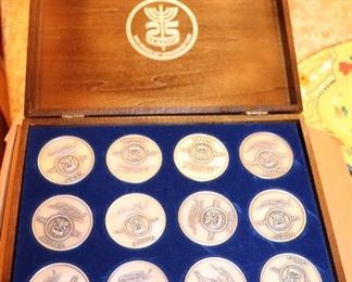 Sterling Commemorative Dali Coins and Others