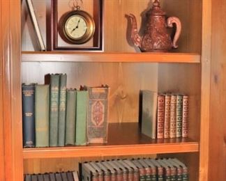 Books, Clock and Pitcher