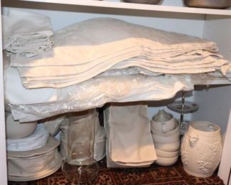 Linens, Urn and Kitchenware