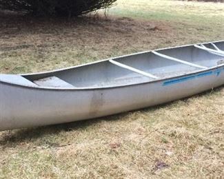 17 foot Grumman canoe.  