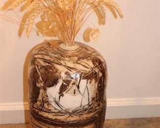 Large Urn with Dried Arrangement