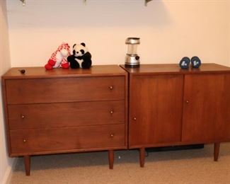 Dresser and Cabinet