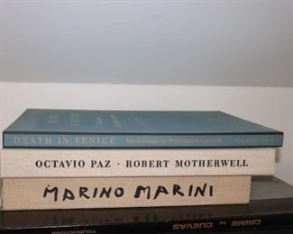 Hand Signed Oversized Etching Folios by Octavio Paz/Motherwell, Marino Marino, Death In Venice and Crime By Meras