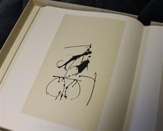 Hand Signed Oversized Etching Folios by Octavio Paz/Motherwell, Marino Marino, Death In Venice and Crime By Meras