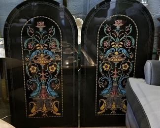 Set of Two Glass Panels
