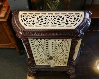Wrought Iron Painted Decorative Radiator Cover