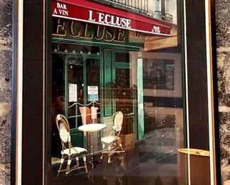 Artwork - L'Ecluse Bar A Vin Signed & Numbered 14/25