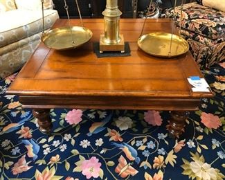 Baker Square Wood Coffee Table