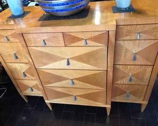 Baker Furniture Chest of Drawers MCM Art Deco