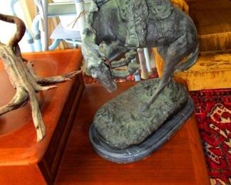 Remington Bronze.  "The Rattlesnake" Copyrighted limited edition.  