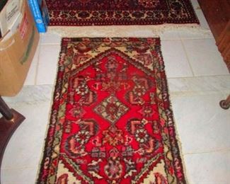 Small Oriental Persian Throw  Rug.