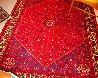 Persian Oriental Area Rug . Vegetable Dye.