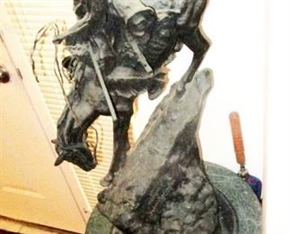Remington  Bronze. "The Mountain Man"  Copyrighted limited  edition.