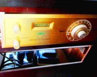 Scott Radio Receiver  & Thorns Turntable