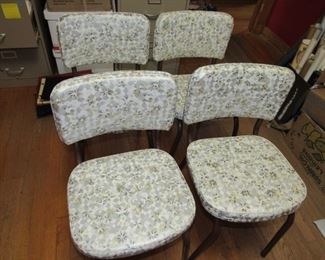 Vintage vinyl chairs