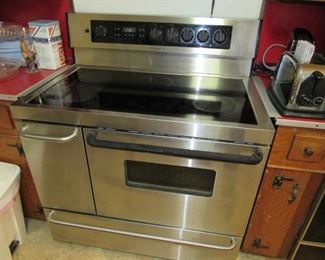 Frigidaire 40" wide stainless stove