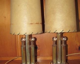 Deco rawhide lamps