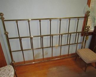 King size brass bed