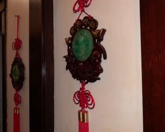 Jade wall hangings