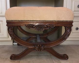 Frontgate tufted stool