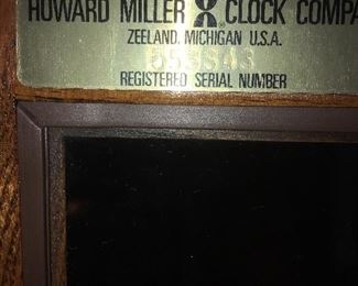 Maker's serial number