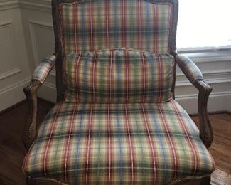 Sherrill Louis XV style arm chair (pair)
