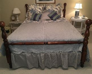 Queen Anne style queen size bed