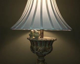 Table lamp with birds (pair)