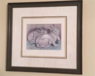 Cozy Companion lithograph by H. Dren