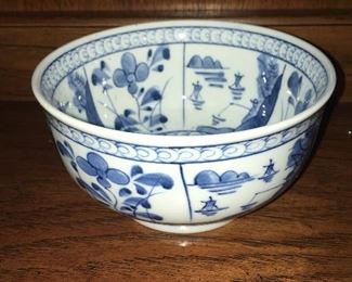 Blue & White Asian bowl