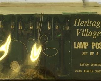 Dept. 56 - set of Lamp posts