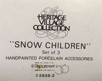 Dept. 56 - Snow Children figurine set