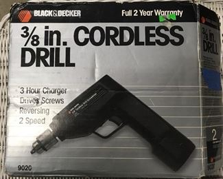 Black & Decker 3/8" cordless drill