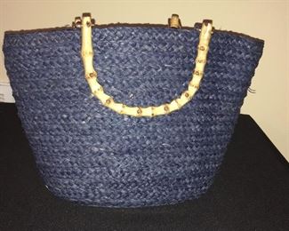 J.McLaughlin straw handbag