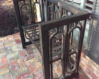 One of two San Carlos hotel balconies made to benches. This item will be for bid only. 