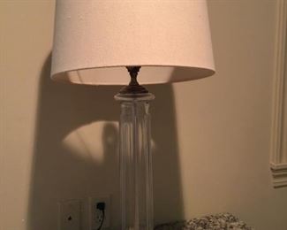 Glass column lamp 