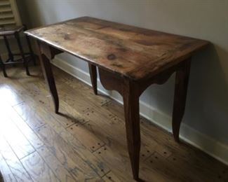 Early 19th century Rustic French all pegged desk - table 
